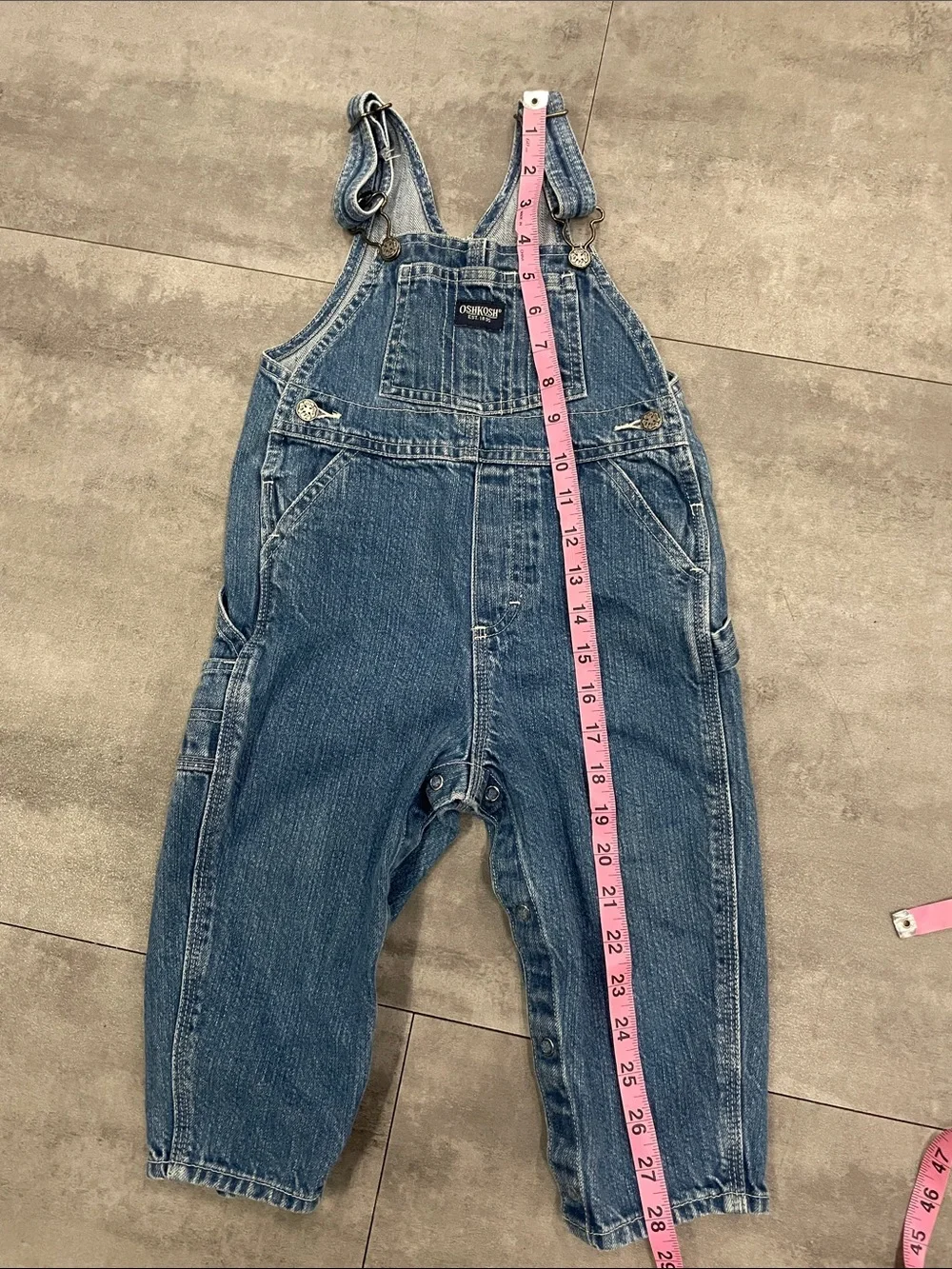 24 month OshKosh B'gosh Blue Denim Kids toddler Overalls